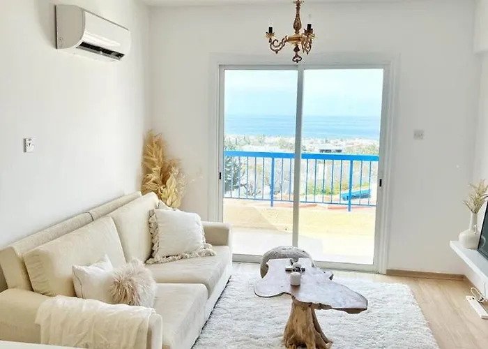 Healthy Vacation With Sea View, Pool, 2 Double Beds * Klorakas